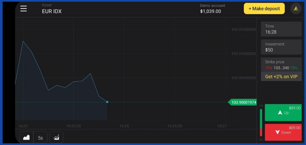 Binomo google play android app trading platform real account